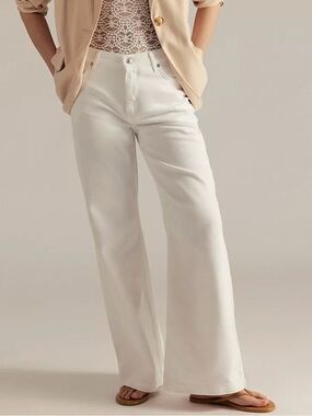 Free People We the Free - Stride Jeans Optic White - Size 30